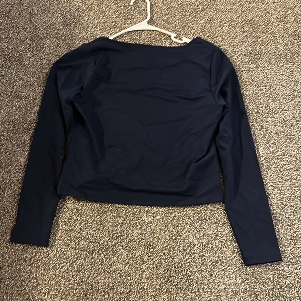 Abercrombie and fitch soft collection navy square neck long sleeve - Picture 4 of 5